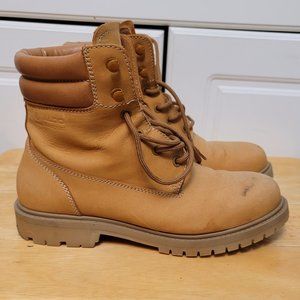 Aldo Waterproof Tan Pendalind Lug Sole Ankle Boots